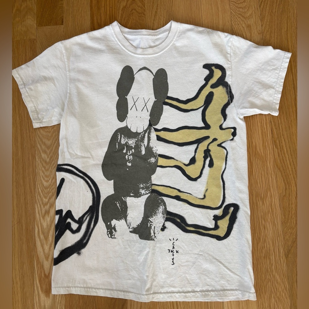 Travis Scott KAWS T- shirt - Size S